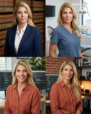 AI Fiverr Headshot of a 45 woman by ExecHeadshots