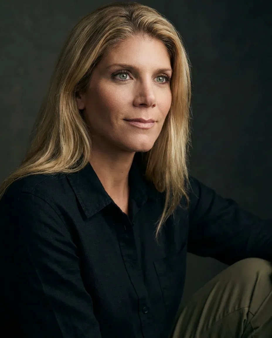 AI Graphic Designer Headshot of a 45 woman by ExecHeadshots