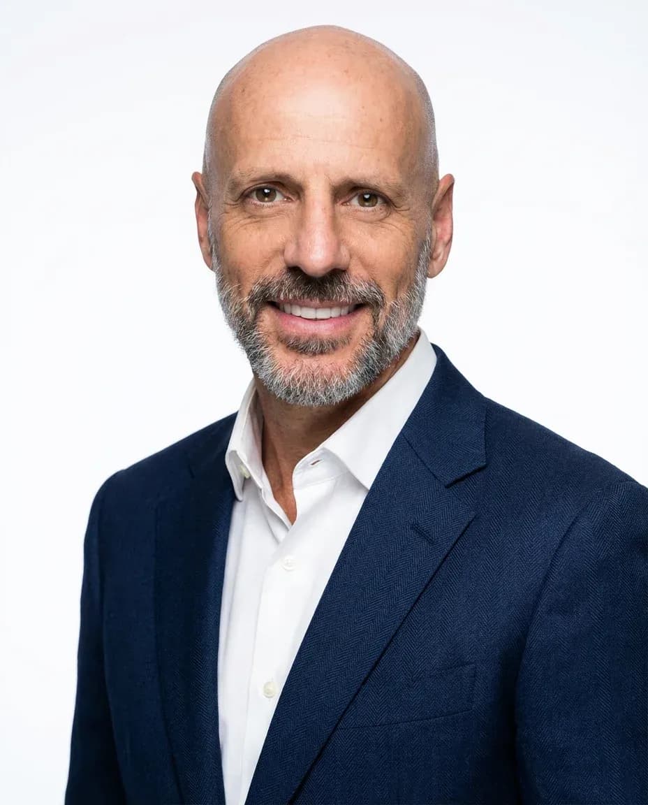 AI Speaker Headshot of a 55 man by ExecHeadshots