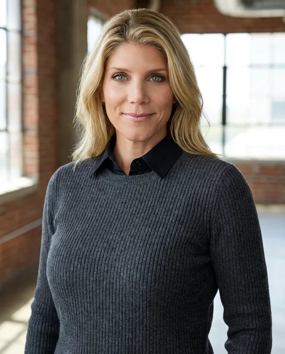 AI Trainer Headshot of a 45 woman by ExecHeadshots