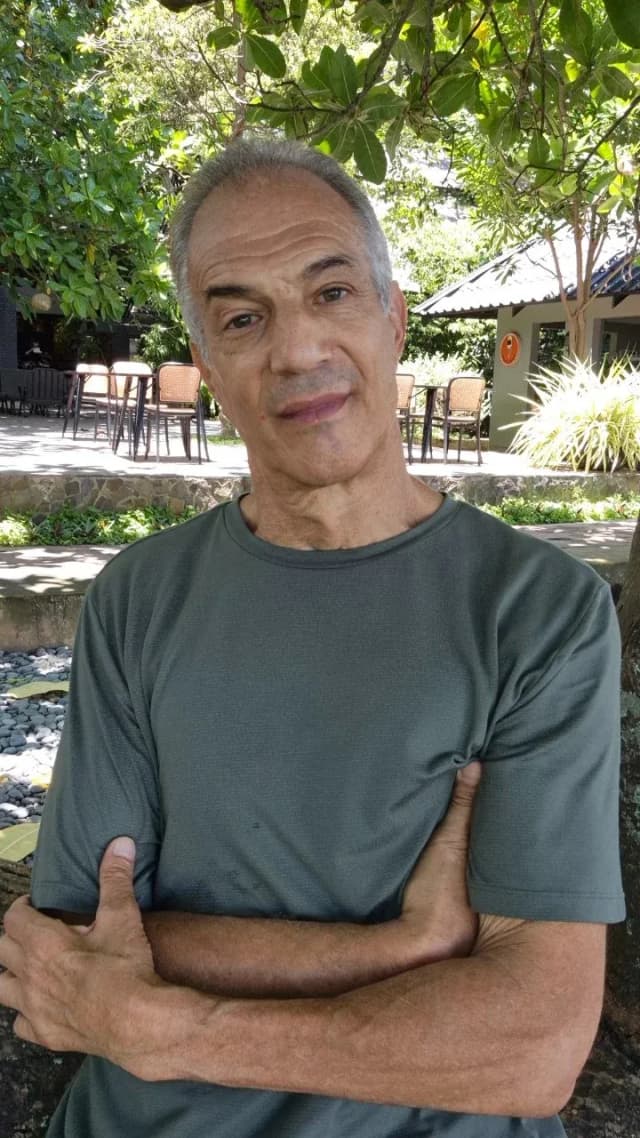 Original selfie of a 65 man